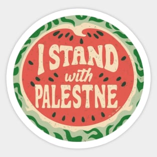 I stand with palestine Sticker